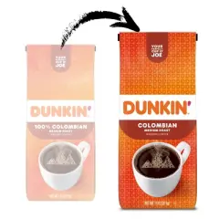 Dunkin&rsquo; Colombian Medium Roast Ground Coffee - 11oz