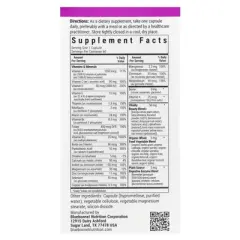 Bluebonnet Nutrition Ladies' ONE&reg; 40+, Whole Food-Based Multiple, 60 Vegetable Capsules