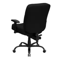 Emma and Oliver 400 lb. Big & Tall High Back Rectangular Back Ergonomic Office Chair & Arms