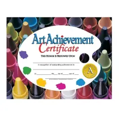 Flipside Art Achievement Certificate 8.5" x 11" Multicolor 30/Pack 5 Packs/Carton (VA570-5)