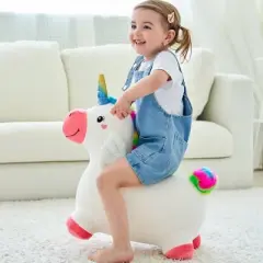 iPlay, iLearn Bouncy Pals Hopping Animal - Bouncy Unicorn