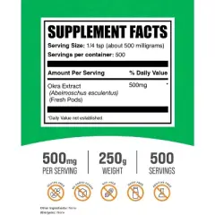 BulkSupplements Okra Extract Powder