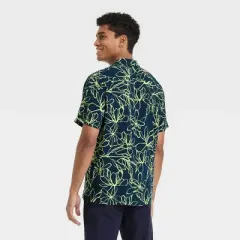 Men's Floral Print Button-Down Shirt - Goodfellow & Co&trade;