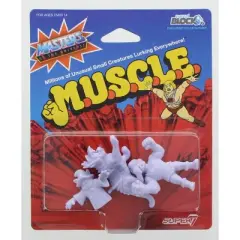 Nerd Block Masters of the Universe M.U.S.C.L.E. Mini Figure 3-Pack: Orko, Battlecat, Fisto