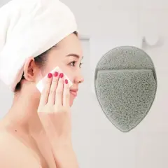 Unique Bargains Reusable Sponge Face Scrubber 3.74"x2.56" 1 Pc