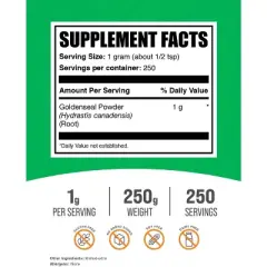 BulkSupplements Goldenseal Root Powder