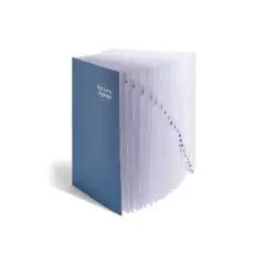 Smead Expandable Indexed Sorter 1-20/A-Z Index Legal Size Pressboard Navy Blue 89237