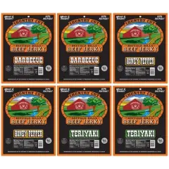 Buffalo Bills 6-ct Tangy & Sweet Country Cut Beef Jerky Sampler - Six 2.6oz Packs