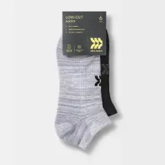 Women's Cushioned 6pk Low Cut Athletic Socks - All in Motion&trade; 4-10