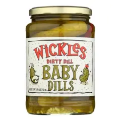 Wickles Dirty Dill Baby Dills - Case of 6/24 oz