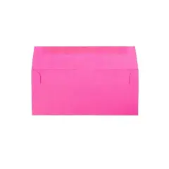 JAM Paper #10 Business Colored Envelopes 4.125 x 9.5 Ultra Fuchsia Pink 15847