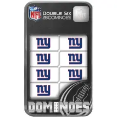 MasterPieces Officially Licensed NFL New York Giants 28 Piece Dominoes Game for Adults