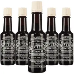 Australian Bitters Company Aromatic Bitters 5 Pack: Elevate Your Cocktails with 8oz Bottles Perfect for Classic Mixed Drinks