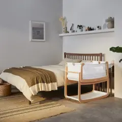 SnuzPod4 Bedside Sleeper Bassinet - Natural