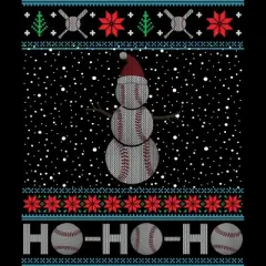 Men's Design By Humans Christmas Baseball Snowman Ugly Christmas Xmas By pahari Tank Top
