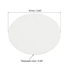 Unique Bargains Pressure Sensitive Seal Adhesive Foam Lid Liner for Glass Plastic Bottle 150 Pcs