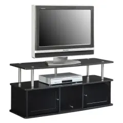 Designs2Go TV Stand for TVs up to 50" with 3 Storage Cabinets and Shelf - Breighton Home