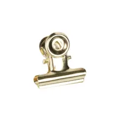 JAM Paper Bulldog Clip Gold 373933553B