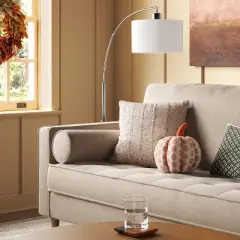 Block Print Shaped Pumpkin Throw Pillow - Threshold&trade;