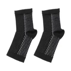 Unique Bargains Stripe Style Ankle Brace Socks 1 Pair