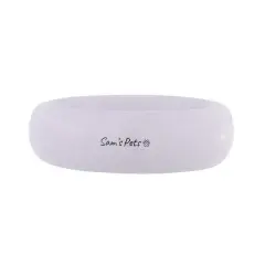 Sam's Pets Short Tulip Pet Bowl In Glossy Lilac