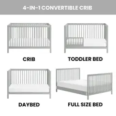 SOHO BABY Essential 4-in-1 Convertible Crib