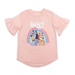 Bluey Bingo Bluey Girls T-Shirt Leggings and Scrunchie 3 Piece Outfit Set Toddler to Little Kid