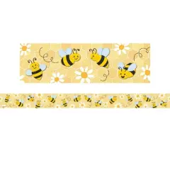Teacher Created Resources&reg; Buzzing Bees Straight Border Trim, 35 Feet Per Pack, 6 Packs