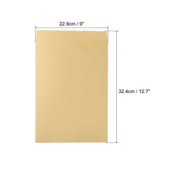 Unique Bargains Office Garden Coin Envelope Self-Adhesive Small Item Stamp Storage Packet Yellow 25 Pcs