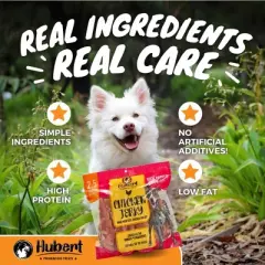 Hubert Pet Premium Chicken Wrapped Rawhide Twists Natural Dog Treats, Grain Free, Low Ingredient, USA Tested - 2 lbs Resealable Value Pack