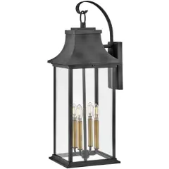 Hinkley - Outdoor Adair Extra Large Wall Mount Lantern- Aged Zinc