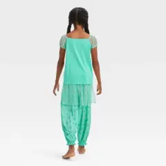 Girls' Disney Princess Jasmine Dress-up NightGown - Blue
