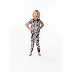 Sleep On It Boys Skater Super Soft Snug Fit 2-Piece Pajama Sleep Set
