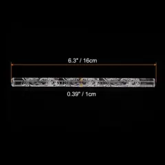 Unique Bargains Acrylic Embossed Non-Stick Smooth Head Round Baking Rolling Pin