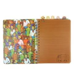 Silver Buffalo Scooby-Doo Mystery Machine 5-Tab Spiral Notebook With 75 Sheets