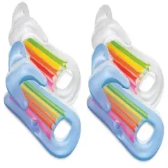 Intex King Kool Lounge Swimming Pool Lounger with Headrest (4 Pack)