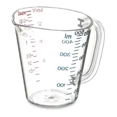 Carlisle Commercial Measuring Cup - Clear - 1 pt