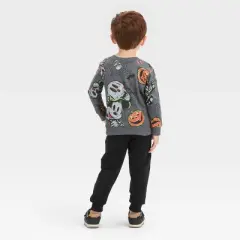 Toddler Boys' Mickey Mouse & Friends Halloween Top and Bottom Set - Gray