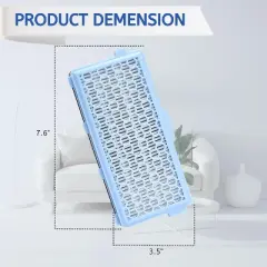 Nispira SF-HA50 SF-AA50 HEPA AirClean Vacuum Filter Replacement For Miele Bagged Canister Cleaner Compact C2/ C1 C2/ C3, S4 S5 S6 S8 S8000, 9 Packs