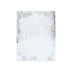 Great Papers! First Snowfall Holiday Letterhead Multicolor 80/Pack (2020121)