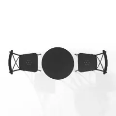 Astrid 3pc Indoor/Outdoor Metal Bistro Set - Matte Black - Crosley
