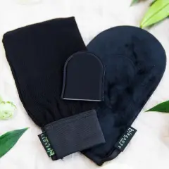 Beauty by Earth Self Tanner Mousse and Application Kit Bundle