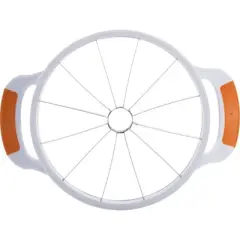 Westmark 12 Perfect Slices Large Stainless Steel Melon Slicer, Jumbo, White