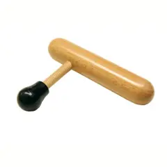 Master Massage Wooden Thumb Saver for Trigger Point, Deep Tissue T Shape Press Bar Wood