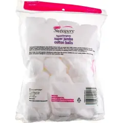 Swisspers - Super Jumbo 100% Cotton Balls - 70 Ct