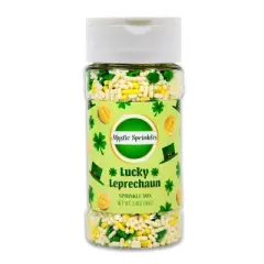 Mystic Sprinkles Lucky Leprechaun Sprinkle Mix 3.4oz Bottle