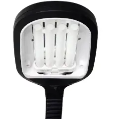 Hydrofarm Agrobrite FLF27DF 27W 120V Indoor Gooseneck Adjustable 48' to 61' Standing Plant Lamp Light with 6 Foot Power Cord, Black