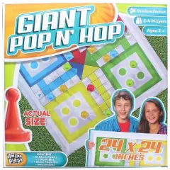 Anker Play Giant Pop N Hop Indoor/Outdoor Game | 24x24 Inch Mat