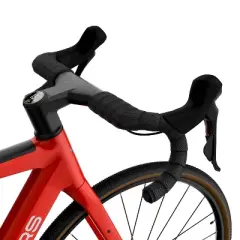 Vanpowers Adult UrbanCross Ultra 2.25' Step-Over Electric Bike - Red/Black