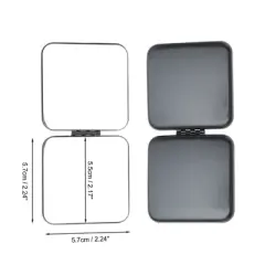Unique Bargains Square Folding Makeup Mirror 1 Pc